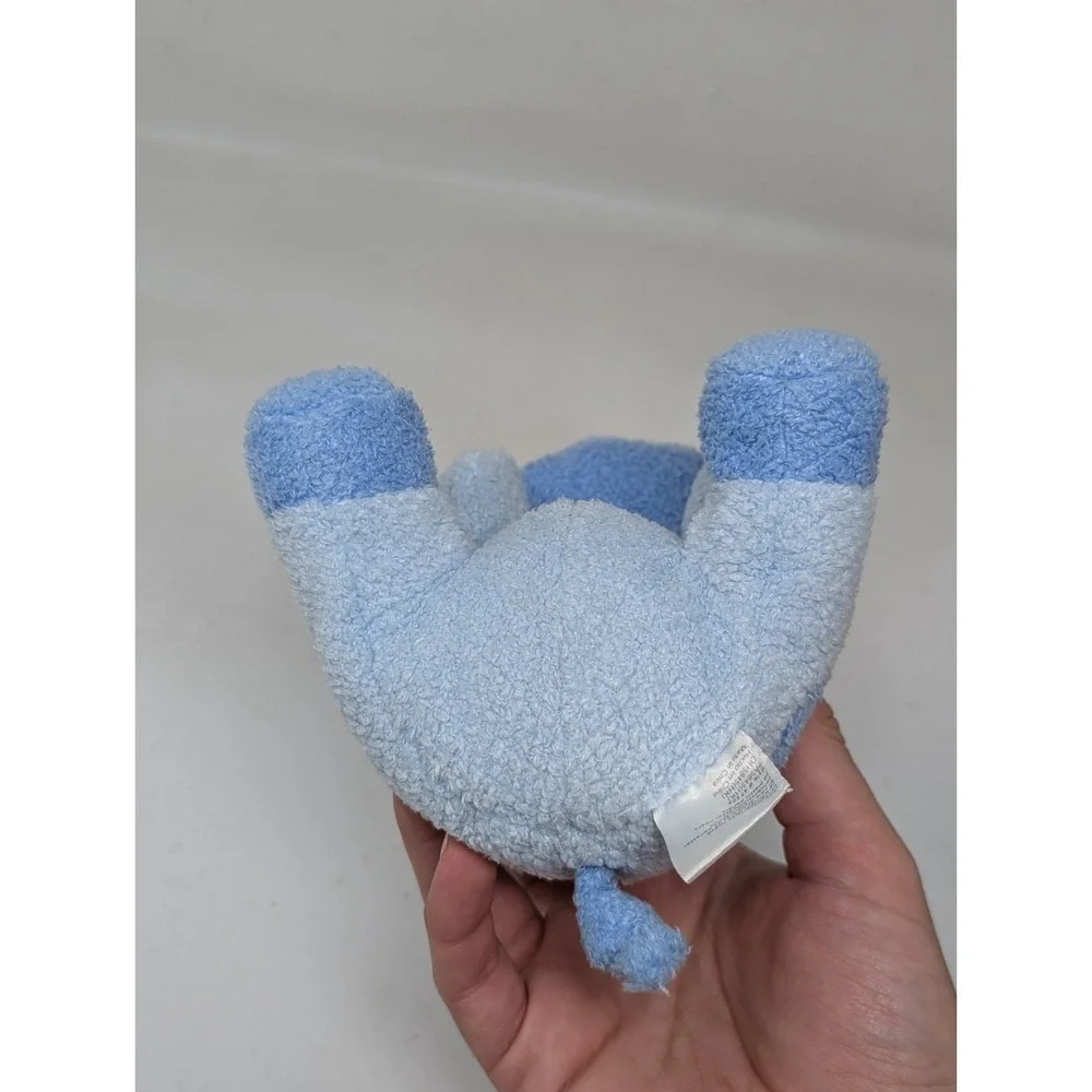 Vintage Carters Prestige Cow Musical Sound Moo Blue‎ Plush Baby Lovey Terry Y2K